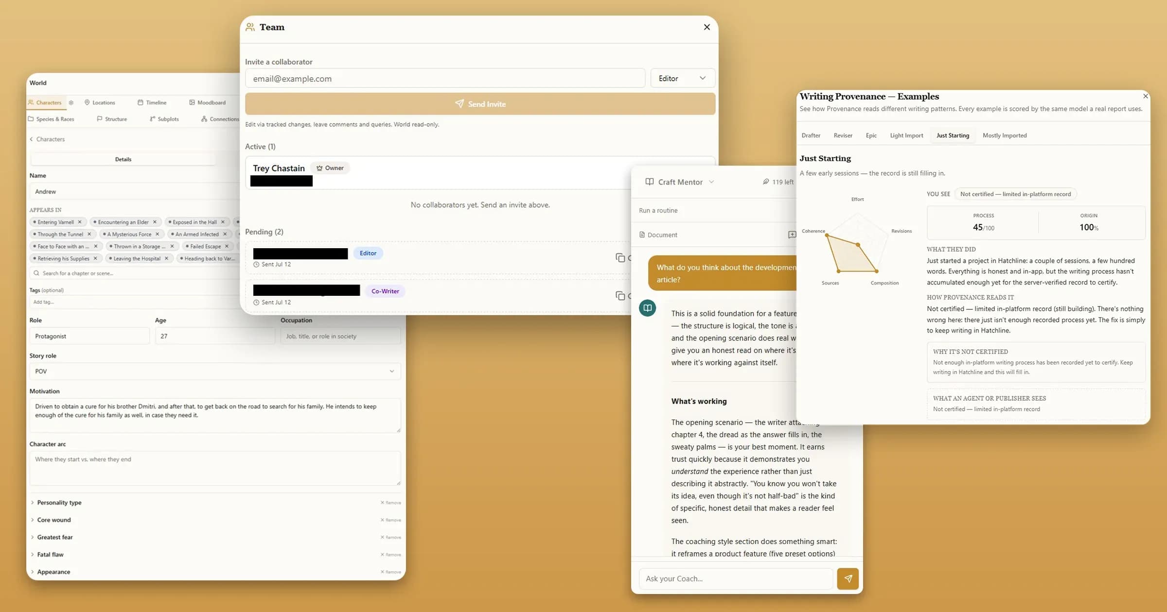 Features Layout